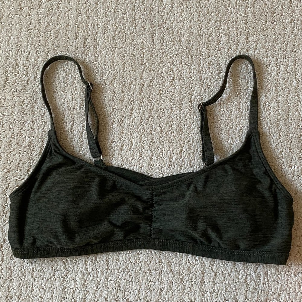 Mossimo Army Green Bikini Top